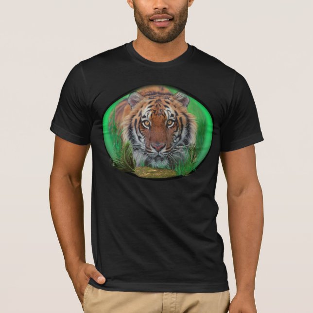 Tiger at night T-Shirt (Front)