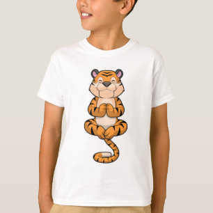 Tiger at Yoga Fitness T-Shirt