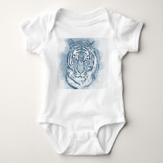 tiger baby bodysuit (Front)