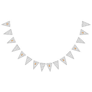 Tiger Baby Shower Bunting