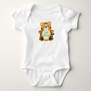 Tiger Baby Shower Green Bodysuit