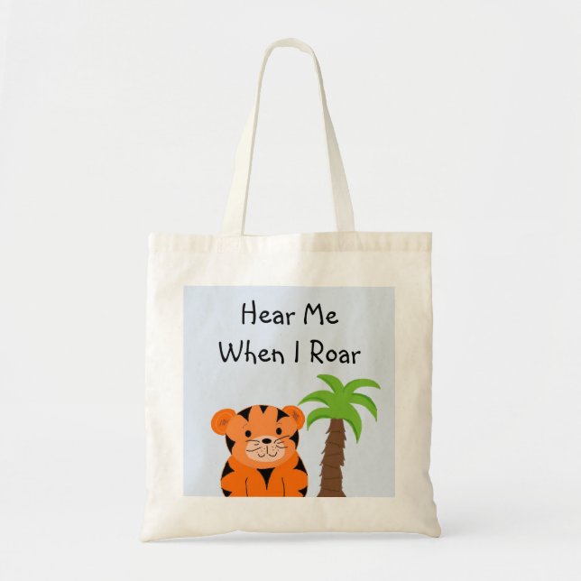 Tiger Baby Tote Bag (Front)