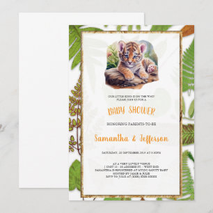 TIGER BABYSHOWER INVITATION