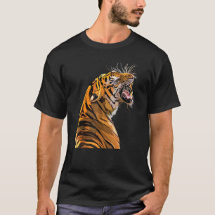 tiger back for lovers of Wildlife Tigers animal T-Shirt