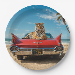 Tiger Balm By the Sea No 2 Paper Plate