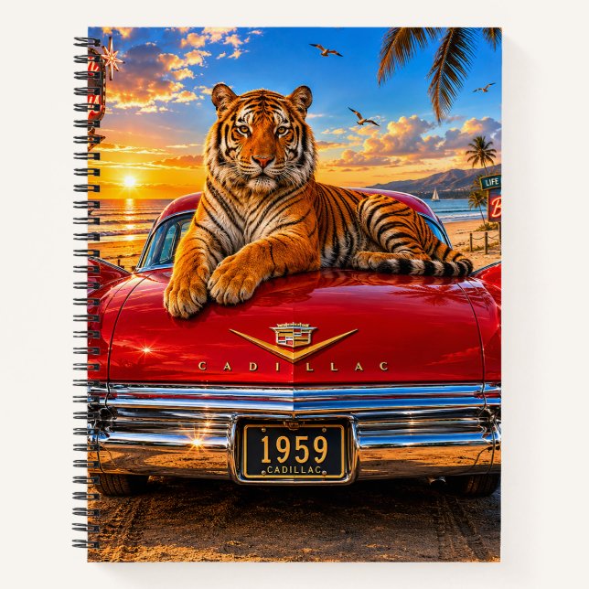 Tiger Balm By the Sea Notebook (Front)