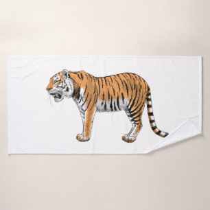 Tiger Bath Towel Set