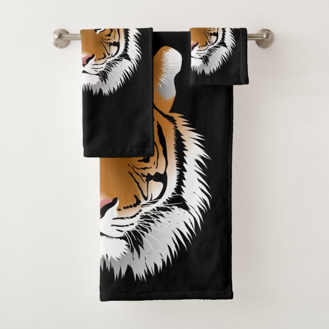 Tiger Bath Towel Set (Insitu)