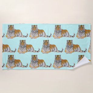 Tiger Beach Towel