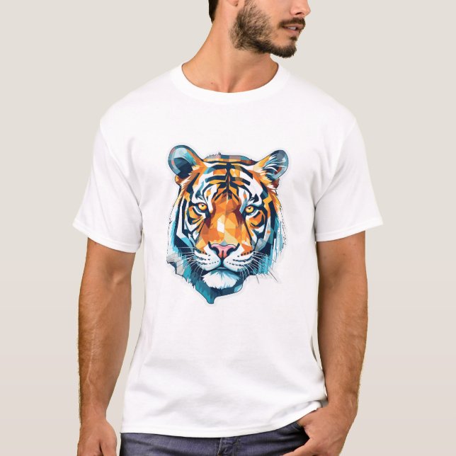 Tiger Beast Animal World Wildlife Beauty Discovery T-Shirt (Front)