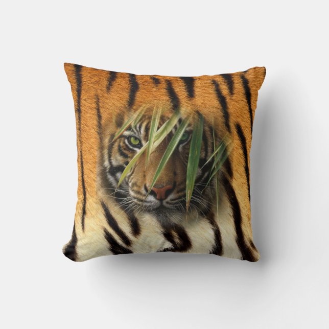 Tiger Bedroom, Crib or Couch Pillow (Front)
