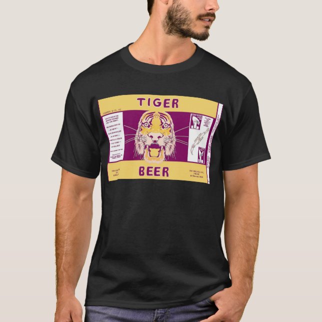 Tiger Beer Manhattan Brewing Chicago Illinois Can T-Shirt (Front)