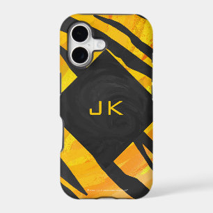 Tiger Black and Orange Print