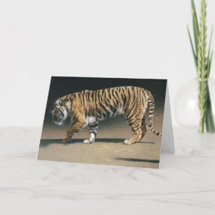 Tiger Blank Card by Andrew Denman