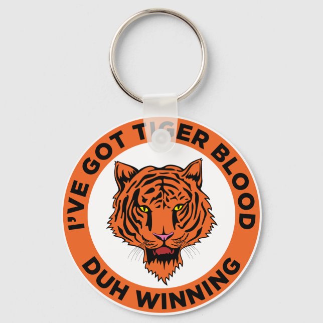 Tiger Blood Key Ring (Front)