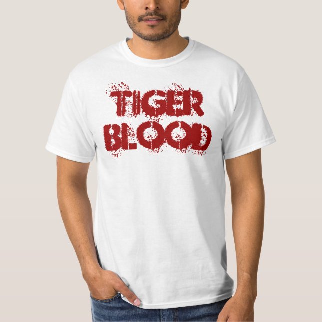 TIGER BLOOD T-Shirt (Front)