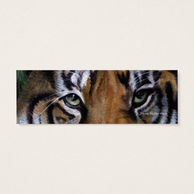 Tiger bookmark, Save My Place (Back)