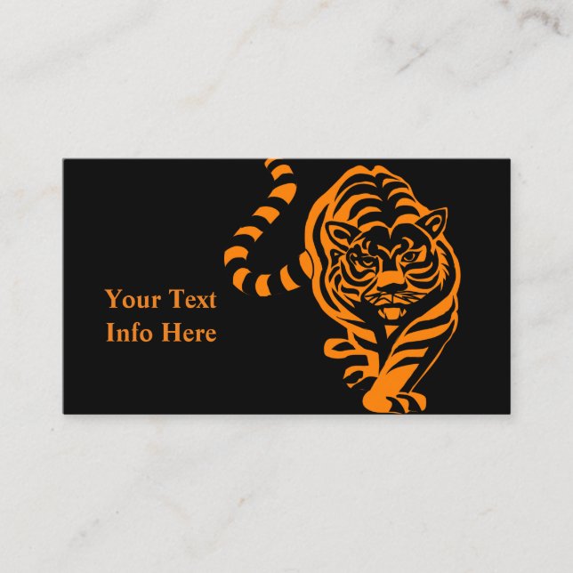 Tiger Business Card (Front)