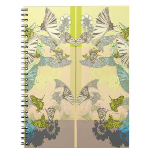 Tiger Butterfly Spiral Photo Notebook