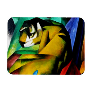 “Tiger” by Franz Marc Magnet