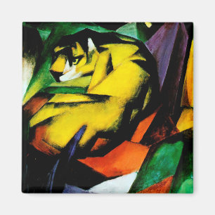Tiger by Franz Marc Magnet