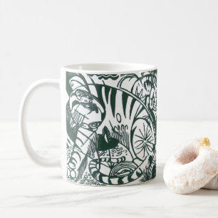 Tiger by Franz Marc, Vintage Expressionism Art Coffee Mug