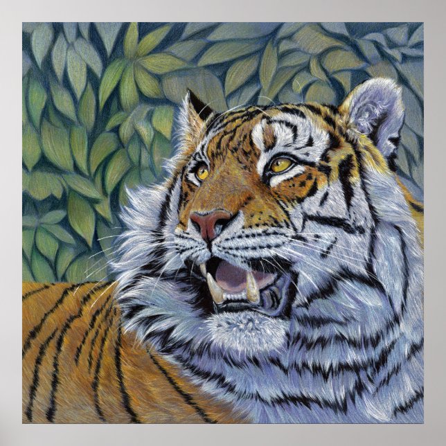 Tiger by schukina СС807 Poster (Front)
