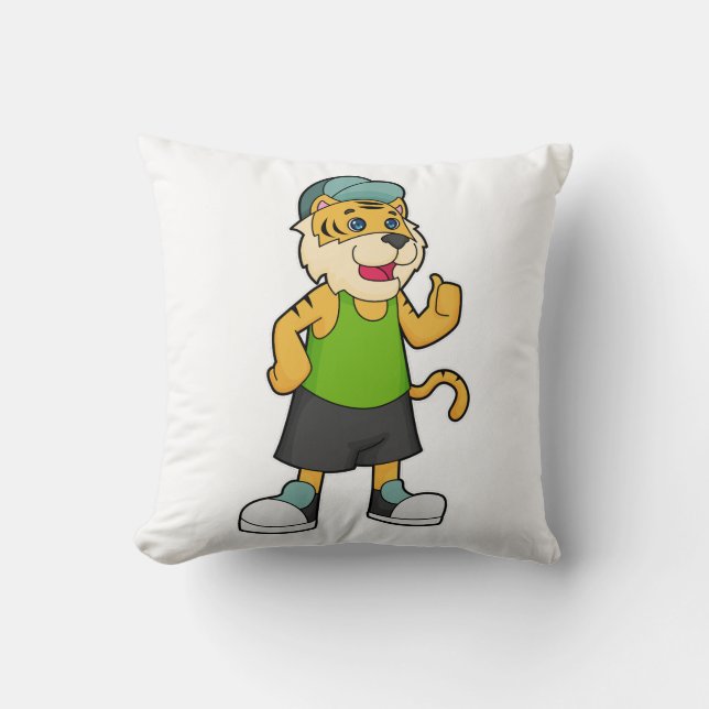 Tiger Cap Cushion (Front)