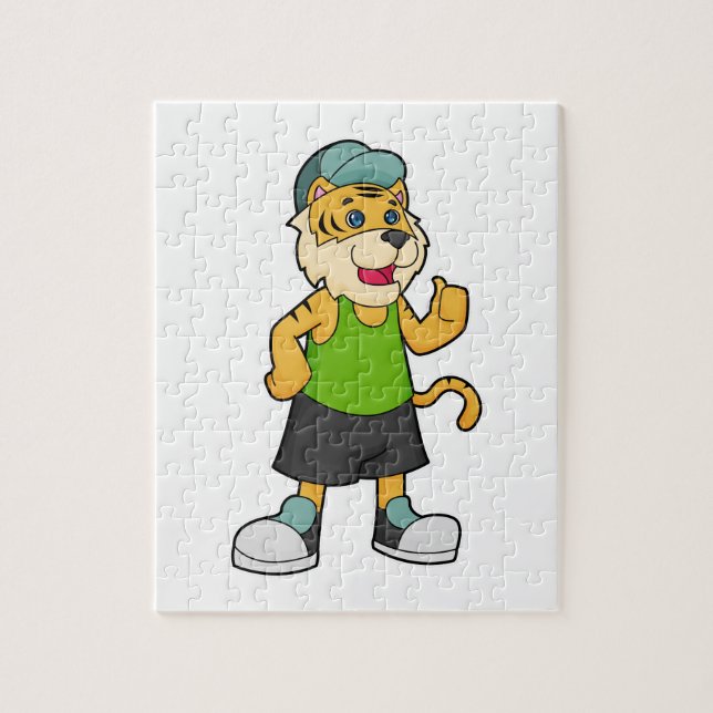 Tiger Cap Jigsaw Puzzle (Vertical)