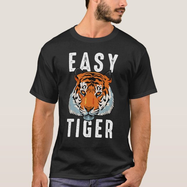 Tiger Cat Eye Claw Face Lion Africa Portrait Safar T-Shirt (Front)