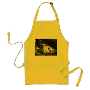 Tiger Catnap Standard Apron