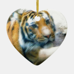 Tiger Ceramic Ornament