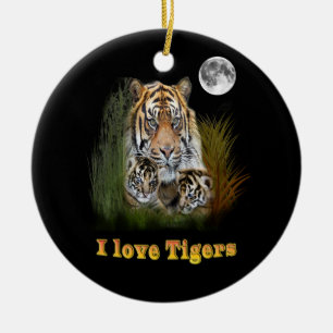 Tiger Ceramic Ornament
