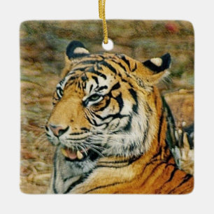Tiger Ceramic Ornament