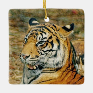 Tiger Ceramic Ornament