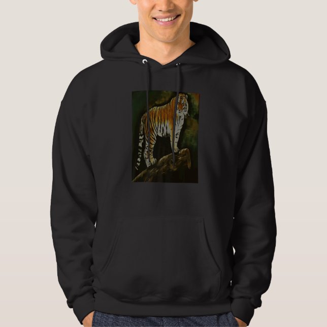 Tiger  Chinese Zodiac  Big Cats  taiche Hoodie (Front)