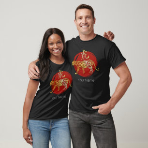 Tiger Chinese Zodiac Horoscope Constellation Sign T-Shirt
