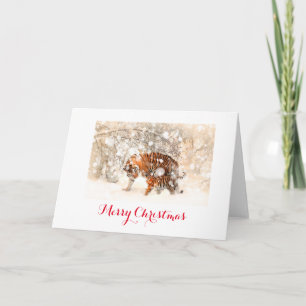 Tiger christmas card