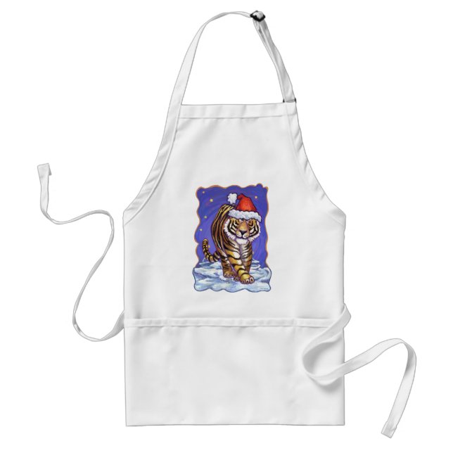 Tiger Christmas Standard Apron (Front)
