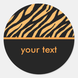 Tiger Classic Round Sticker