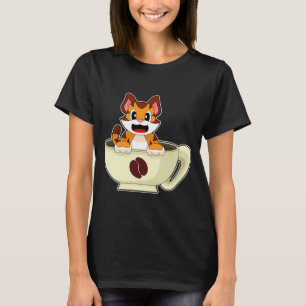 Tiger Coffee Cup T-Shirt