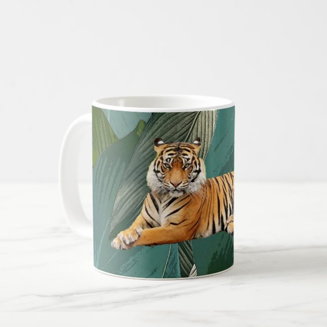 Tiger Coffee Mug (Front Left)