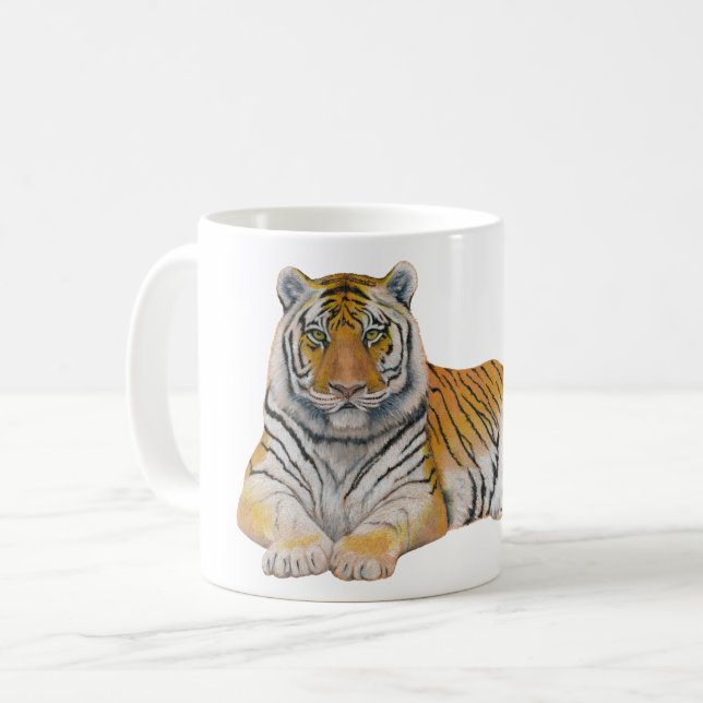 Tiger Coffee Mug (Front Left)