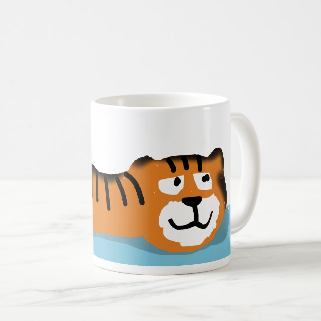 Tiger Coffee Mug (Front Right)