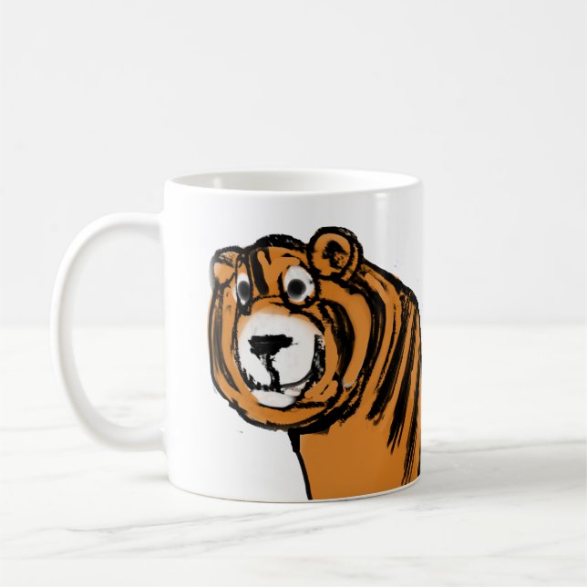 Tiger Coffee Mug (Left)