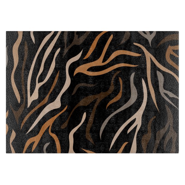  Tiger Colour Pattern Animal     Cutting Board (Front)