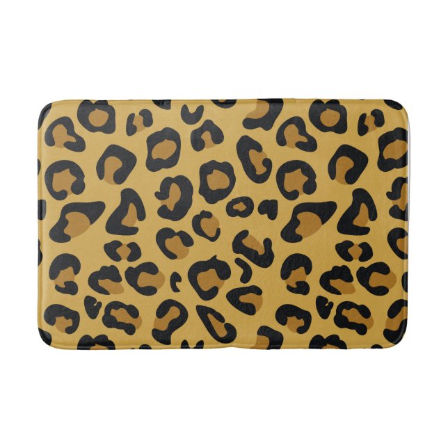 Tiger Colour Pattern Animal Lover   Bath Mat (Front)