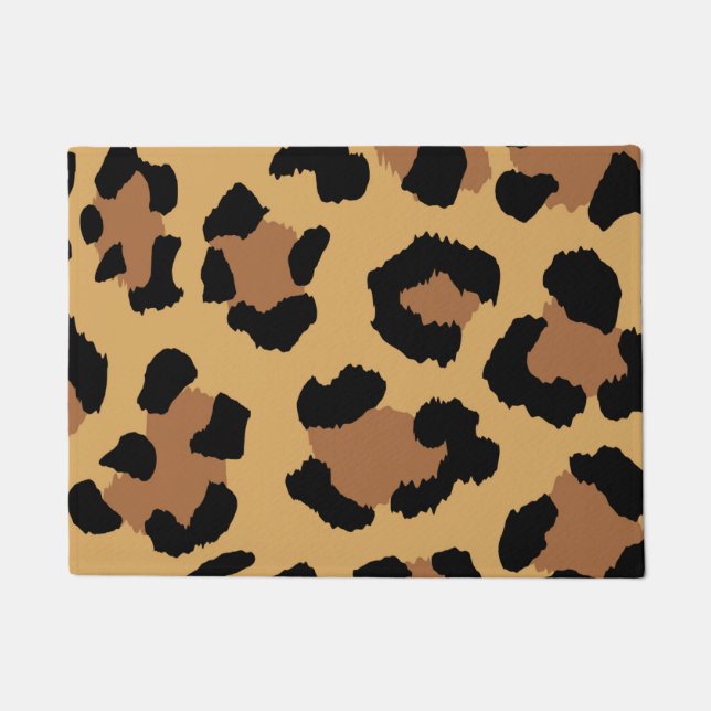 Tiger Colour Pattern Animal Lover  Doormat (Front)
