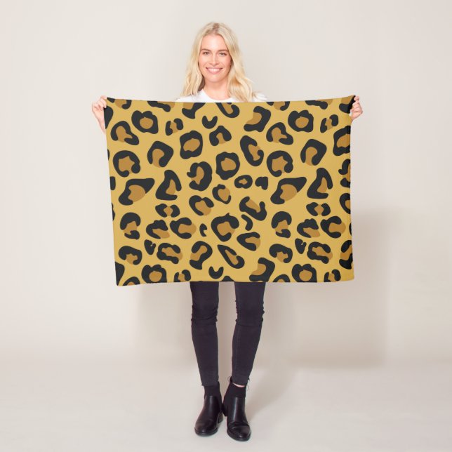 Tiger Colour Pattern Animal Lover    Fleece Blanket (In Situ)