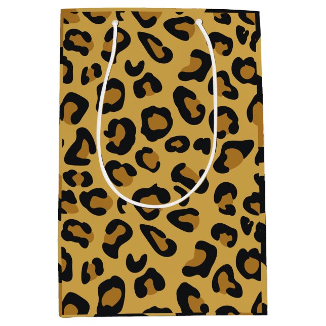 Tiger Colour Pattern Animal Lover              Medium Gift Bag (Front)